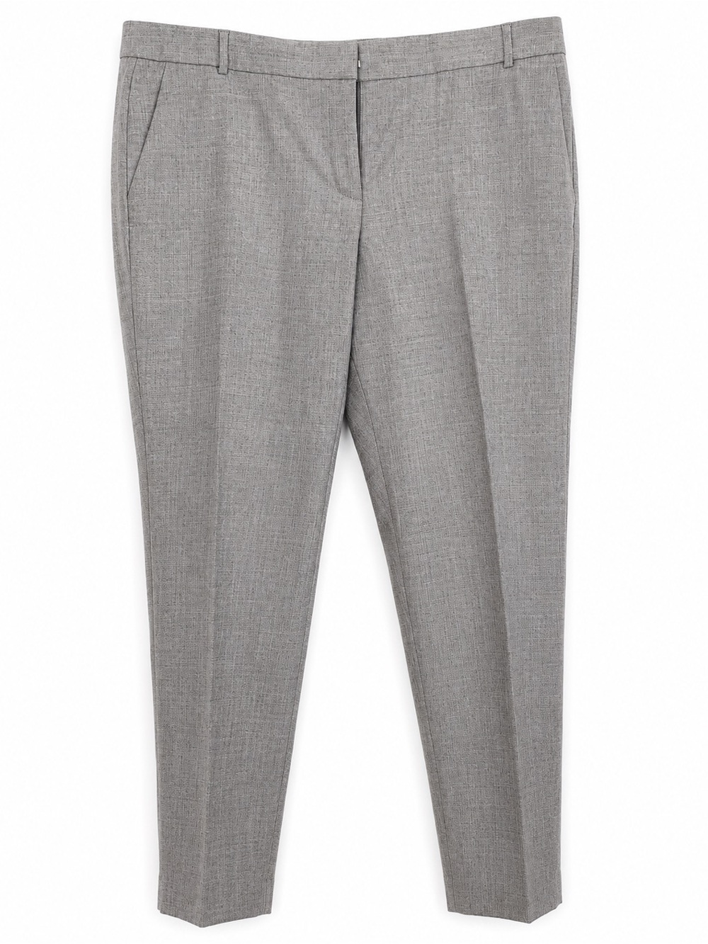J.Crew Café Capri 100% Wool Gray Dress Pants Women’s Size 16 Career